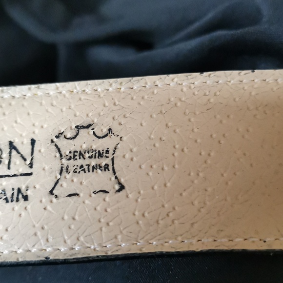 Avignon Yellow leather belt,Made in Spain - Picture 7 of 7